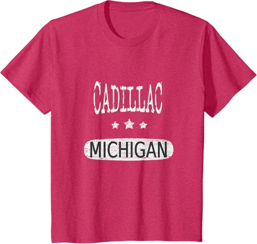 Vista 80 de Vintage Cadillac Michigan Camiseta