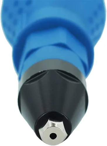 Vista 3 de DEVMO Pistola de tuerca de remache eléctrica, herramienta de remachado inalámbrica, adaptador de tuerca de inserción, adaptador de taladro