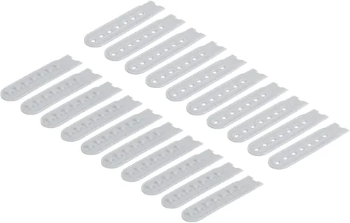 Vista 11 de uxcell Tapa de correa Snapback, agujeros de plástico ajustable sombrero broche hebilla reemplazo para reparación de tapas