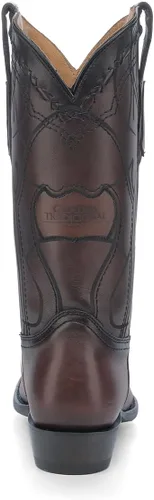 Vista 5 de Cuadra - Botas vaqueras para hombre en piel auténtica