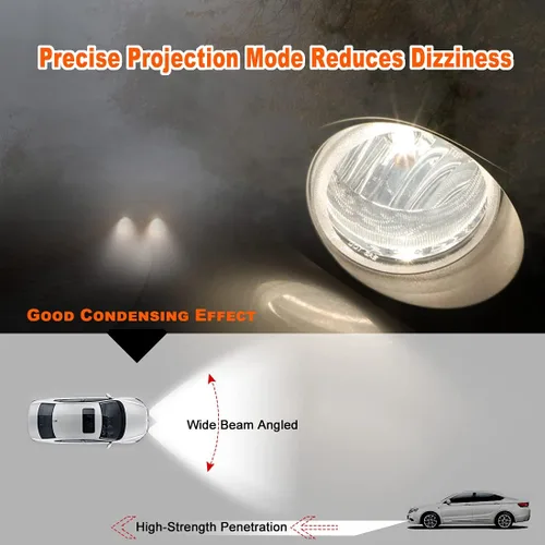 Vista 3 de Nixon Offroad Juego de luces antiniebla para Dodge Charger 2011-2014 con bombilla + cubierta de bisel negra + kit de arnés de cableado + interruptor