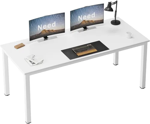 Vista 8 de Need AC3WW - Escritorio para computadora de oficina de 54 pulgadas, moderno, simple, resistente, mesa de estudio de trabajo, mesa de escritura
