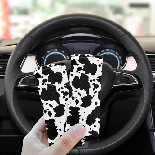 Vista 7 de Envoltura de asa de equipaje con estampado de vaca para hombres, fundas multiusos para asa de mochila, material de primera calidad, envolturas