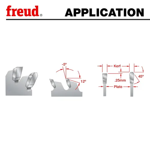Vista 8 de Freud LU89M012: Hoja de metal de aluminio de 12" de espesor