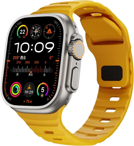 Vista 15 de Correas de silicona deportivas compatibles con Apple Watch Band de 1.929 in, 1.811 in, 1.772 in, 1.732 in, 1.654 in, 1.614 in, 1.575 in, 1.496 in
