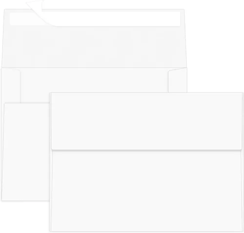 Vista 22 de 100 Paquetes Sobres Negros de 4 x 6 pulgadas para Tarjeta de Invitación, Sobres Pequeños A6 Autoadhesivos para Bodas, Fiestas de Cumpleaños, Baby