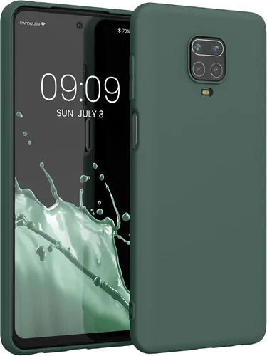 Vista 121 de kwmobile Funda compatible con Xiaomi Redmi Note 9S / 9 Pro / 9 Pro Max - Funda protectora de silicona TPU suave y delgada - Negro mate