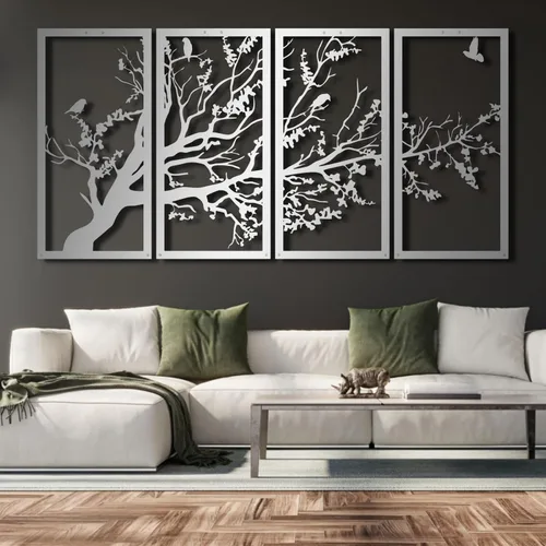 Vista 6 de Decoración de pared de metal, arte de pared del árbol de la vida, arte de pared de árbol de metal, letrero de árbol, decoración de pared de metal