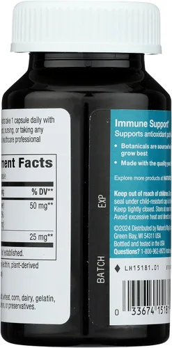 Vista 2 de Nature's Way Aceite de orégano – Suplemento de apoyo inmunológico* – 75-85% Carvacrol – Sin gluten – 60 cápsulas veganas