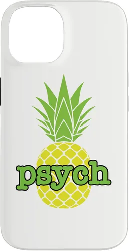 Vista 4 de Funda blanca para iPhone 16 Psych Pineapple Fruit