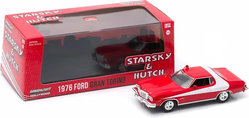 Vista 4 de Greenlight 86442 1976 Ford Gran Torino Starsky and Hutch Escala 1:43 Diecast