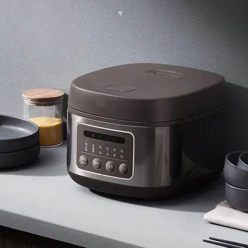 Vista 7 de Mini olla arrocera, 8 tazas crudas pequeñas, portátil de 4 litros para 1-3 personas, cocinar y cocinar al vapor verduras saludables, arroz adecuado