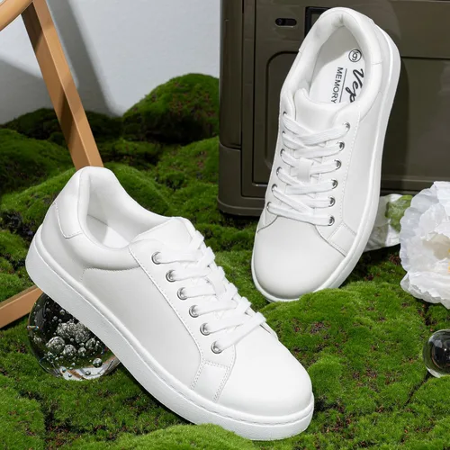 Vista 6 de Vepose Zapatillas de tenis casuales cómodas con cordones 8003 para mujer