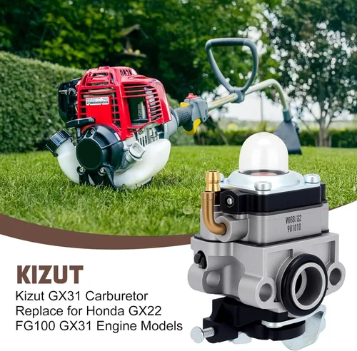 Vista 2 de Carburador FG100 GX31 para Honda FG100 Tiller GX22 GX31 Piezas de repuesto de filtro de bombilla de cebador de carbohidratos 16100-ZM5-A95