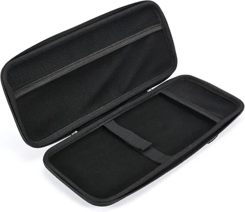 Vista 3 de RAIACE Funda de almacenamiento rígida compatible con teclado numérico Apple Magic Keyboard + Apple Magic Mouse. (solo funda), color negro