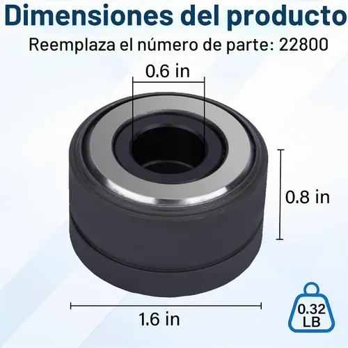 Vista 2 de Ecocstm 22800 Instalador de pernos de rueda, herramienta para pernos de neumáticos, herramienta de instalación de pernos de rueda, extractor