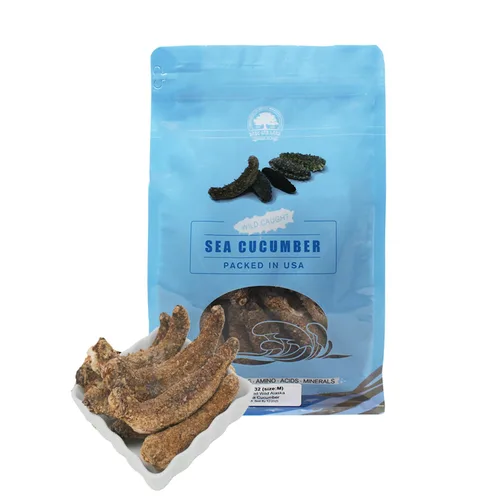 Vista 8 de DOL Wild Alaska Red Sea Pepino 9-12pcs 7-9 años 9-12 (pepino de mar seco)- en caja grande 8oz/caja Caja Grande-8 onzas