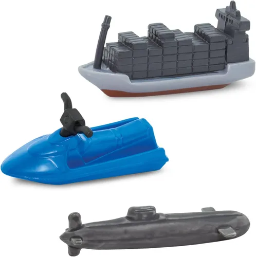 Vista 6 de Safari Ltd. In the Water Bolsa a granel – Juego de juguetes de transporte de agua – Colección de 48 piezas para niños, niñas y niños a partir de 3