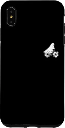 Vista 11 de iPhone 11 Pro Ghost Riding Bicicleta, disfraz de Halloween Ghoul Biker Ciclista caso