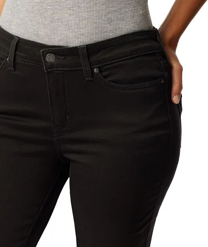 Vista 5 de Signature by Levi Strauss & Co. Gold - Jeans rectos con curvas para mujer (disponibles en tallas extragrandes)