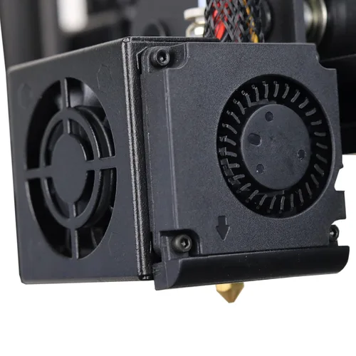 Vista 2 de CR 10 Extrusora Ventilador de enfriamiento DC 12V 40x40x10MM Ventilador y ventilador axial con conducto de enfriamiento activo para impresora 3D