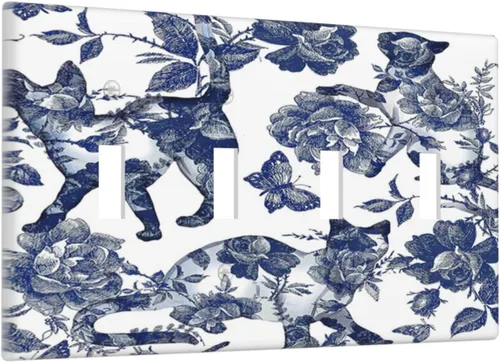 Vista 34 de Cubiertas Decorativas para Placas de Interruptor Diente de León Azul Rústico Citas Inspiradoras Casa de Campo Tablón de Madera Gris 1 Gang Cubierta