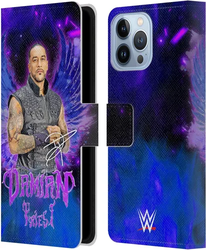 Vista 13 de Head Case Designs Funda de piel con licencia oficial de la WWE Portrait Damian Priest compatible con Apple iPhone 11