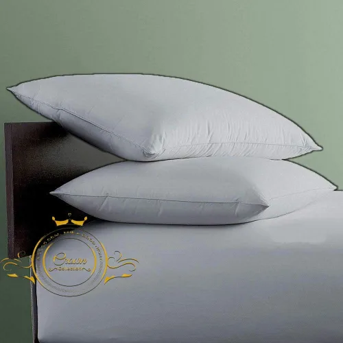 Vista 56 de Crown Collection Juego de 2 fundas de almohada estándar de 20 x 26 pulgadas, hipoalergénicas de 600 hilos, 100% algodón egipcio, fundas de almohada