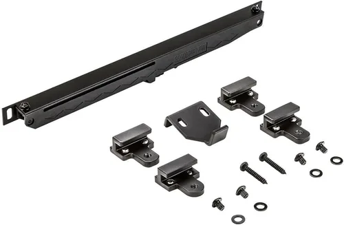 Vista 6 de National Hardware N700-112 Hardware de puerta corredera cierre suave, negro mate, 13-3/8