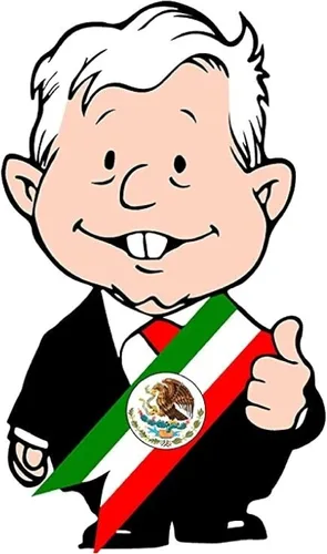 Vista 7 de Amlo Lopez Obrador Amlito Presidente - Calcomanía de corte de precisión, paquete de 2, varios tamaños (4.5 x 2.75)