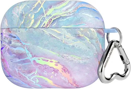 Vista 41 de VELVET CAVIAR Funda compatible con AirPods 4 con llavero, bonitas fundas protectoras duras de 4ª generación para mujer, diseño de lunares azules