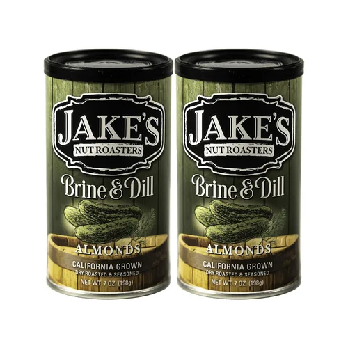 Vista 13 de Jake's Nut Roasters - Almendras para barbacoa (paquete de 2) almendras sazonadas tostadas secas enteras - Bocadillo alto en proteínas con sabor a