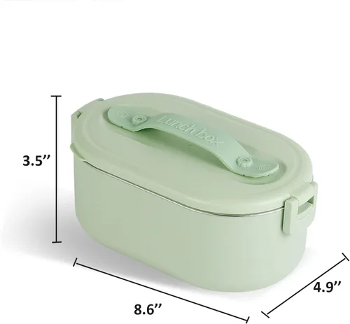 Vista 2 de Fiambrera eléctrica con calentador de alimentos 3 en 1 de 12 V/24 V/110 V, adecuada para automóvil, camión, hogar, oficina, calentador de alimentos
