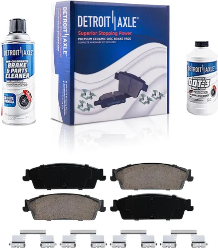 Vista 150 de Detroit Axle - Pastillas de freno para Avalanche Express Suburban Savana Yukon XL 1500 Chevy Tahoe GMC Cadillac Escalade, Pastillas de freno