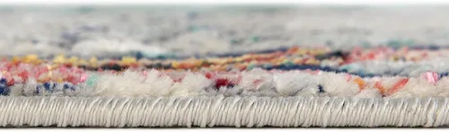 Vista 5 de Unique Loom Ariel Collection - Alfombra de área con diseño de pez dorado (4 pies 1 pulgada, redonda, multicolor)