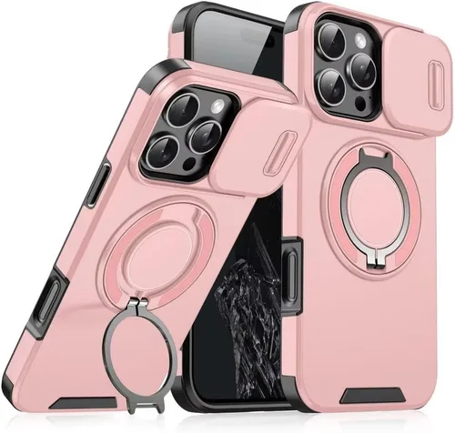 Vista 17 de Funda para iPhone 11 de la Serie Magnética de Doulings, resistente con anillo giratorio de 360 grados con soporte invisible, compatible con magsafe