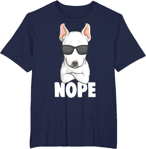 Vista 45 de Camiseta de perro Bull Terrier para niños y mujeres, Negro