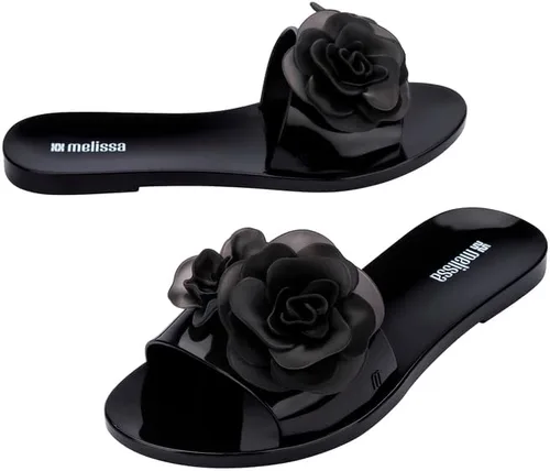 Vista 6 de Melissa Babe Petals - Sandalias de gelatina sin cordones para mujer