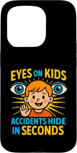 Vista 14 de Eyes on Kids Child Safety Gift for Moms, Granny, Grandad Case for iPhone 16