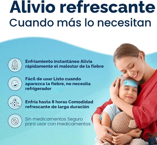Vista 4 de BEKOOOL Hojas de gel suave para niños para aliviar el enfriamiento de las molestias de la fiebre 4