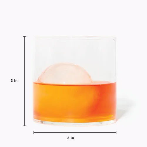 Vista 2 de Vasos Rocks - Herramientas de bartending y accesorios de mixología - Vaso moderno de bola baja - Vaso de cóctel para whisky y antiguo - Apta