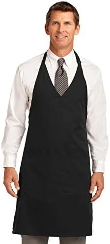 Vista 3 de Port Authority Delantal de esmoquin de fácil cuidado para hombre con liberación de manchas Negro talla única