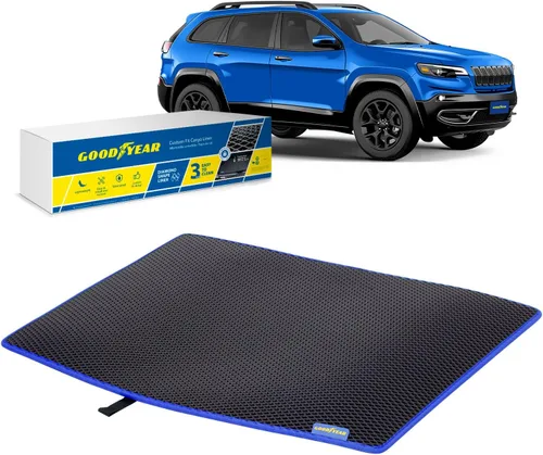Vista 16 de Goodyear Forro de tapete de carga de ajuste personalizado para Honda CR-V 2012-2016 – Forro de maletero resistente, forma de diamante, equipaje