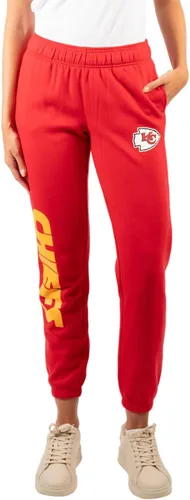 Vista 40 de Ultra Game NFL - Pantalones deportivos de vellón supersuaves para mujer Gris brezo