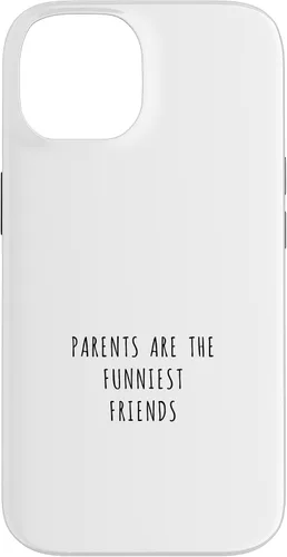 Vista 4 de iPhone 16 Parents are the funniest friends Case
