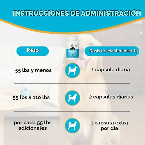 Vista 5 de Suplemento probiótico para perros para apoyo intestinal digestivo