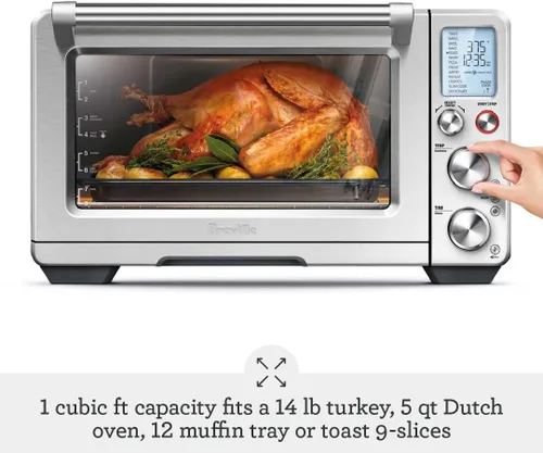 Vista 8 de Breville BOV900BSS Smart Oven Air Fryer Pro, acero inoxidable cepillado