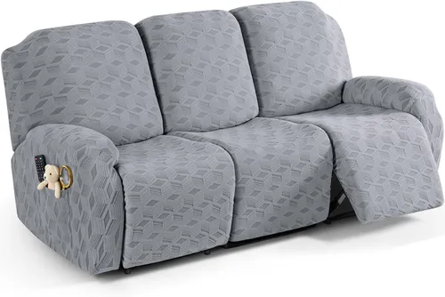 Vista 71 de TAOCOCO Funda para Reclinable de 3 Piezas, Fundas para Silla Reclinable, Funda Elástica de Jacquard para Silla Reclinable, Protector de Muebles