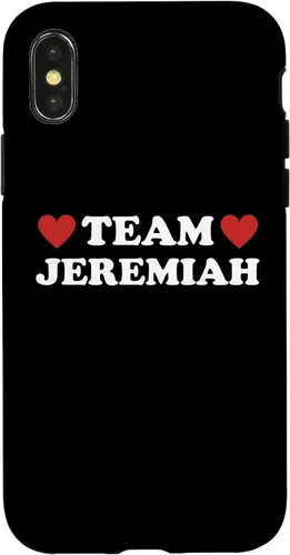 Vista 5 de Team Jeremiah I Love Jeremiah I Heart Jeremiah Case for iPhone 17