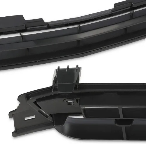 Vista 8 de PIT66 Rejilla de parachoques, parrilla oscura texturizada compatible con Chevy Malibu 2013 (submodelo: eco, LS, LT,LTZ) 22869137 GM1036149